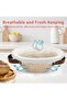 38-Piece Sourdough Starter Kit, Cotton Rope Banneton Proofing Basket Set with Jars - 4