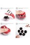 Cherry Pitter Tool, Push Pull Cherry Seed Remover,Portable Cherry Pitter Tool with Lock Design - 6