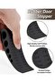 3 Pack Rubber Door Stopper Wedge with Holder, for Home, Office, School(Black) - 4