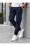 Cargo Trousers, Cotton Stretch Fabric, Elastic Waist and Hem, Cargo Pants - 3