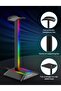 Headphone Stand with USB-C and USB Ports, Desk Gaming Headset Stand with 7 Color Modes - 4