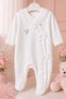 Baby Girl Lace Butterfly Embroidered 10-Piece Hospital Discharge Set Newborn 0-3 Months - 4