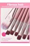 56-Piece Professional Makeup Set, Synthetic Brushes with Headband & Sponges for Daily Use - 7