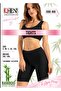 Women's Black Above Knee Bamboo Tights