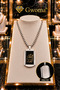 Men's Steel Necklace - Allah Written Gift Necklace Chain for Lover • Spouse • Father • Friend - 5