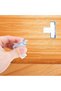 8 Pieces Silicone Transparent Table Edge Protection Apparatus Corner Protector - 6