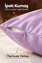 100% Silk Pillowcase (50 cm -70 cm) with Zipper, Lilac 1 Piece - 3