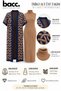 Women's Biscuit High-Neck Knitwear Dress and Long Patterned Cardigan Top and Bottom Set - 3