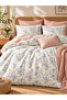 100% Cotton Double Duvet Cover Set Spring Bloom Powder - 2
