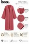 Women's Fuchsia Double Sleeve Long Hijab Knitwear Cardigan - 3