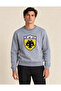 Grimelanj Aek Men's Grey A.E.K. Sweatshirt with Emblem – Long Sleeve