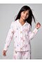 Shirt Collar Girls' Pajama Set (W6) - 2