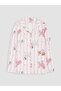 Shirt Collar Girls' Pajama Set (W6) - 4