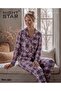 Nova Teddy Bear Super Soft Buttoned Pajama Set - 2