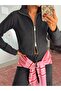 Double Zippered Thessaloniki Set - Anthracite - 2