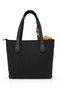 Women's Black Scarf Detailed Medium Size Hand and Shoulder Bag-Bd6086Bd - 3