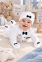 Ss Gi̇yi̇m Baby Boy Bow Tie Romper Set – White Stylish Baby Boy Hospital Release and Special Occasion Combination - 2