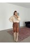 Kaşe Bomber Jacket - Stone - 2