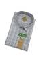 Men's Classic Wide Cut Plaid Double Pocket Short Sleeve Cotton Shirt - 3