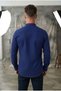 Men's Slim Fit Long Sleeve Linen Court Collar Shirt - 3
