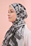 Double Saks Gray Cotton Shawl 70X210 - 5