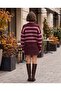 Ryvan Women's Striped Buttoned Soft Textured Knitwear Cardigan - 4