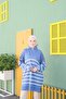 Zippered Striped Knitwear Tunic - 3