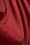 Chain Pattern Burgundy Cotton Silk Shawl 70X210 - 4