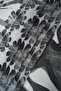 Double Saks Gray Cotton Shawl 70X210 - 6