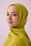 Hexagonal Baklava Mustard Ramy Jacquard Shawl 70X200 - 3