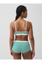 Kadın Yeşil Seamless Fitilli Triangle Bralet - 6