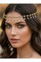Zelen Crystal Stone Gold Color Hair Accessory Crown Wedding Bohemian Accessory - 5