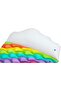 Foldable Rainbow Patterned Inflatable Sea Mat - Swimming Mat - Inflatable Sea Bed - Inflatable Water Bed with Cushion - Pool Bed - Inflatable Mattress - Inflatable Resting Mat - Inflatable Water Mat 216X80 Cm. - 6