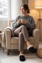 Unisex Woolen Winter Slippers, Narrow Fit, Buy One Size up - 3