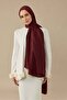 Bambunoor Claret Red Naia Cotton Shawl 70X210 - 5