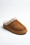 Women's Suede Fur-Lined, Soft Sole, Winter House Slippers - Plush Daily Comfortable Slippers - 2