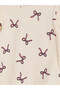 Alita City Ecru Camisole Patterned Tight & Slim Long Sleeve Girls' T-Shirt with a Difference - 2