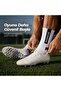 Non-Slip Sports 3-Piece Socks White |   Breathable, Ankle-Supporting, Strong Grip Socks - 7