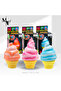3pcs Icecream Cone Sensory Squishy toy (Pink,Blue,Orange) - 2