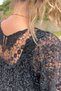 Italian Silk Back Butterfly Lace Sequin Lined Dress - 4