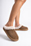 Women's Suede Fur-Lined, Soft Sole, Winter House Slippers - Plush Daily Comfortable Slippers - 2