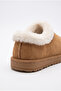 Women's Suede Fur-Lined, Soft Sole, Winter House Slippers - Plush Daily Comfortable Slippers - 6