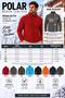 Unisex Windproof 3-Pocket Pro Outdoor Full-Zip Fleece Jacket Cardigan - 3