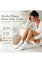 Women's Bamboo Long Socks 12-Pack, Seamless Toe Soft Textured Black White Gray - 2