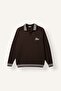 Relaxed Fit Resort Collar Embroidered Striped Knit Sweater H7671Ax26Au