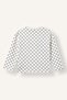 100% Cotton Crew Neck Combed Long Sleeve 2'Li Package Polka Dot T-Shirt Baby Girl I5082A526Au - 3