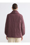 Two Mt Shop Quality Lcw Grace Burgundy Jacket Collar Women's Puffer Coat - 5