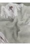 Alita City Lcw Modest Green Satin Floral Women's Shawl with a Difference - 4