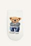Bear and Text Patterned 5-Piece Cotton Booties Socks for Boys I6823A8Ns - 3