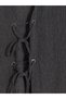 Gencc Quality Lcw Everyday Anthracite Raschel Plain Short Women's Cardigan - 6